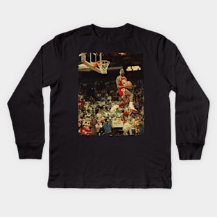 Michael Jordan, Air Time Kids Long Sleeve T-Shirt